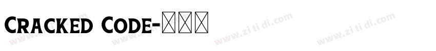 Cracked Code字体转换